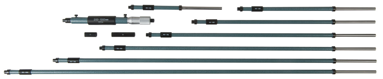Different Micrometer Rods Types Mechanical Interchangeable Rod Type Tubular Inside Micrometers - Mitutoyo