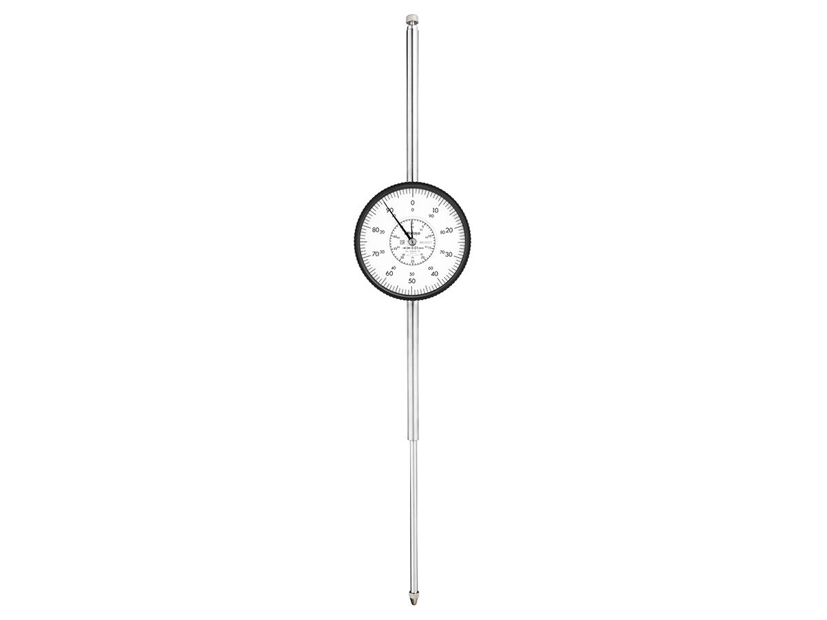 Mitutoyo's Large White Dial Face Indicator with long stoke