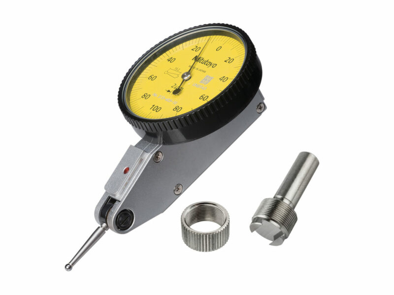 Mitutoyo's Horizontal Type Dial Test Indicator with Yellow Dial