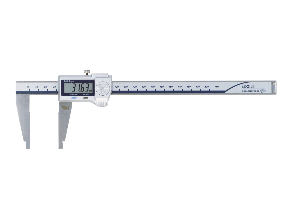 ABSOLUTE Digimatic Caliper with Nib Style Jaws - Mitutoyo