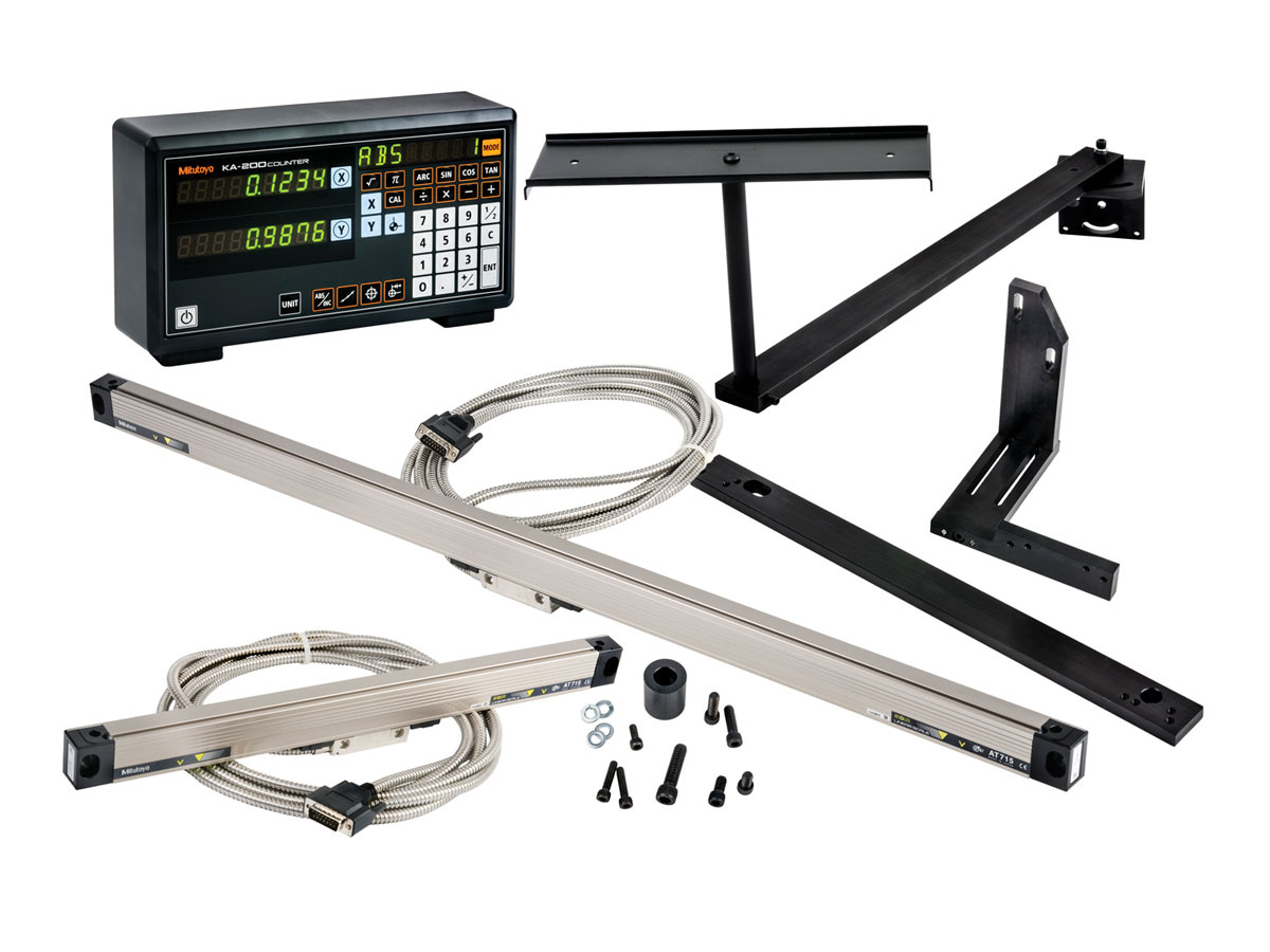リニアゲージカウンターmitutoyo EC-10D 2-Axis, KA Counter Milling Package - Mitutoyo