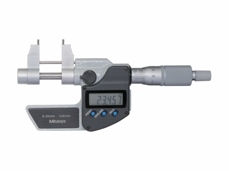 345 Series Caliper-Type Internal Micrometer Carbide Tip Ratchet Stop