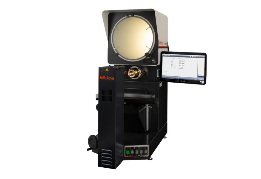 The high-performance optical comparator profile projectors from Mitutoyo deliver the clear, reliable images needed to accurately measure a variety of workpieces. See the wide range of Mitutoyo optical comparators and profile projectors at Mitutoyo.com.
