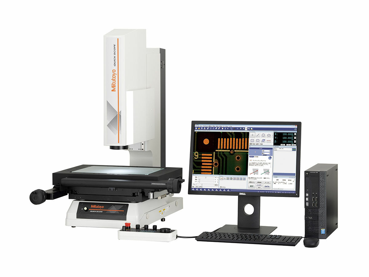 Mitutoyo Quick Scope digital microscope vision system features new optical technology for industry-leading vision measurement accuracy with easy-to-use, intuitive software for any operator.