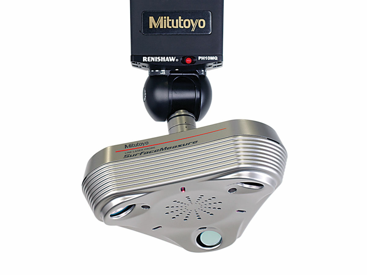 Non-contact laser measurement probes enable CMMs to make dimensional measurements faster and easier with great accuracy. Mitutoyo's probes for laser measurements are some of the most accurate and used in the metrology industry.