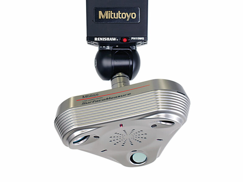 Non-contact laser measurement probes enable CMMs to make dimensional measurements faster and easier with great accuracy. Mitutoyo's probes for laser measurements are some of the most accurate and used in the metrology industry.